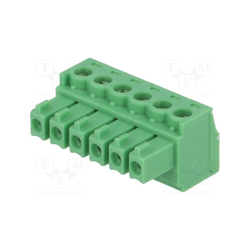 1 pcs x PHOENIX CONTACT - MC 1,5/ 6-ST-3,81 1803617 - Pluggable terminal block, 3.81mm, ways: 6, straight, plug, female