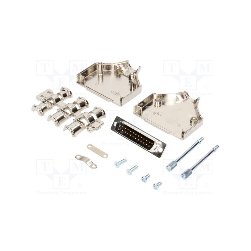 1 pcs x MH CONNECTORS - MHDM25-DB25P-K - D-Sub, PIN: 25, plug, male, straight, soldering, for cable