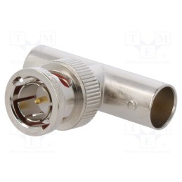 1 pcs x AMPHENOL RF - B9073D1-ND3G-75 B9073D1ND3G75 - T adapter, BNC socket x2,BNC plug, 75Ω, gold-plated