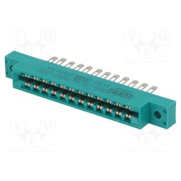 1 pcs x EDAC - 305-024-500-202 - Card edge, PIN: 24, soldering, for panel mounting,for cable, 305