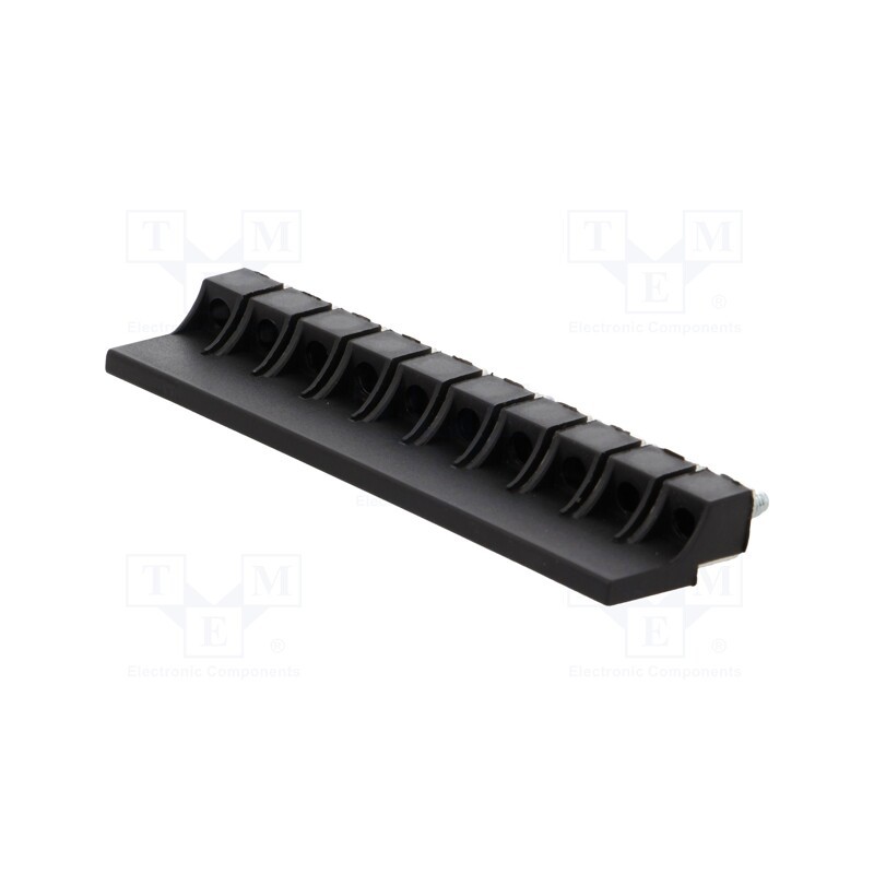 1 pcs x POKu00d3J - A42-5293 - Screw bridge, ways: 10, black, ZUG-4