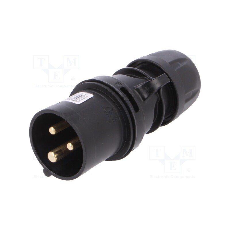 1 pcs x PCE - 013-6X - Connector: AC supply, plug, male, 16A, 230VAC, IEC 60309, IP44