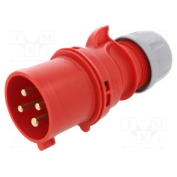 1 pcs x PCE - 024-6 - Connector: AC supply 3-phase, plug, male, 32A, 400VAC, IEC 60309