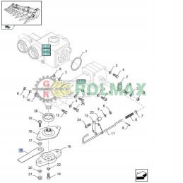 New h corn header shredder knife sleeve