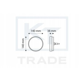 Rear right lamp, round LED Ursus C330