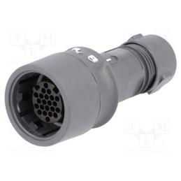 1 pcs x BULGIN - PXP6010/22S/CR/0910 - Connector: circular, plug, female, PIN: 22, w/o contacts, for cable