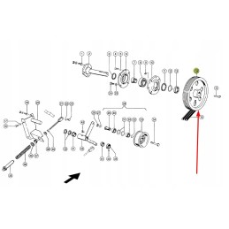 661247 0 hydrostatic drive pulley