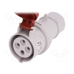 1 pcs x PAWBOL - B.1039 - Connector: AC supply 3-phase, plug, female, 16A, 400VAC, IEC 60309