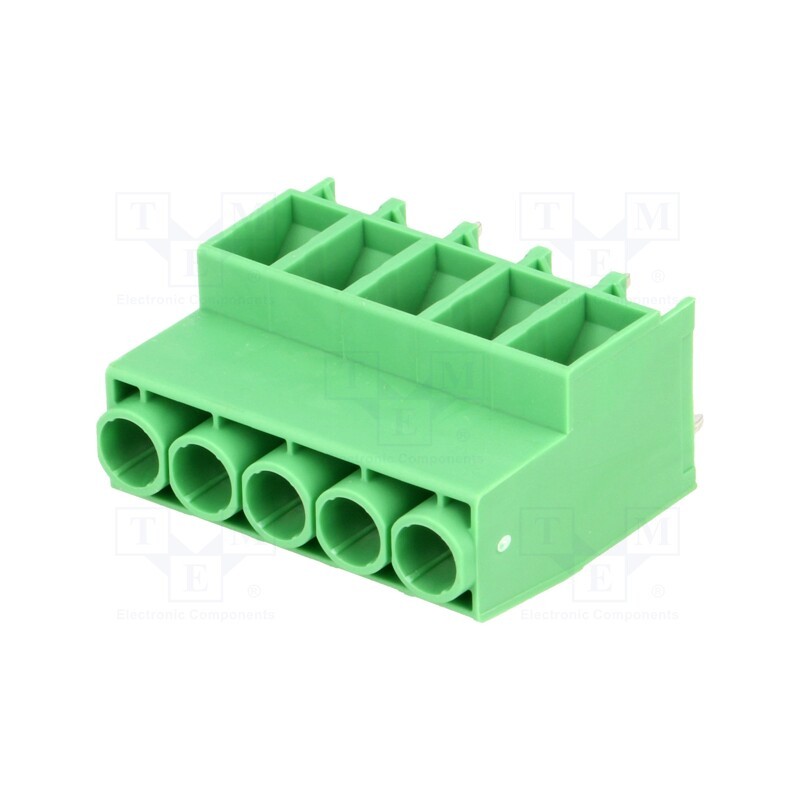 1 pcs x PHOENIX CONTACT - MKDS 5N HV/ 5-ZB-6,35 1777574 - PCB terminal block, angled 90°, 6.35mm, ways: 5, on PCBs, 0.2÷4mm2
