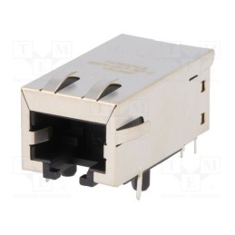 1 pcs x BEL FUSE - 0813-1X1T-57-F - Socket, RJ45, PIN: 8, shielded,PoE,with isolation transformer