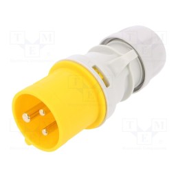 1 pcs x PCE - 013-4 - Connector: AC supply, plug, male, 16A, 110VAC, IEC 60309, IP44