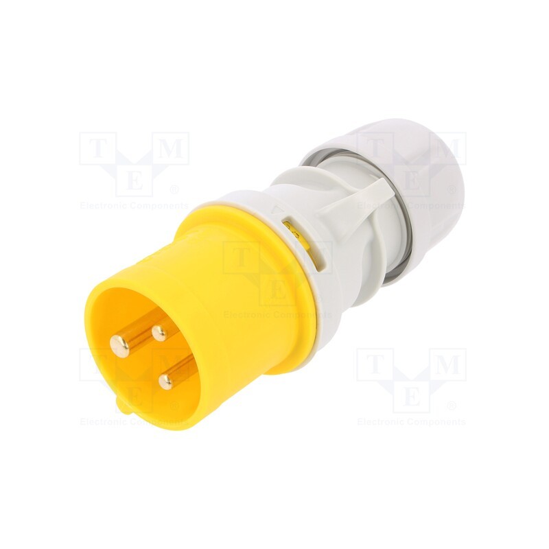 1 pcs x PCE - 013-4 - Connector: AC supply, plug, male, 16A, 110VAC, IEC 60309, IP44