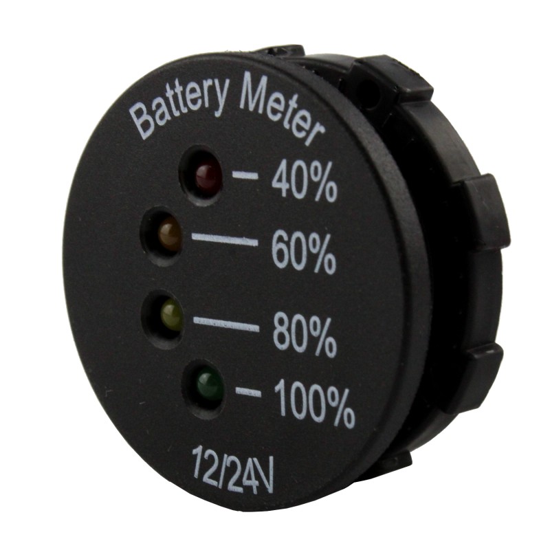 Universal 12v 24v battery charge indicator