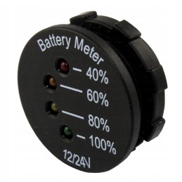 Universal 12v 24v battery charge indicator
