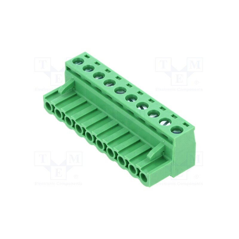 1 pcs x AMPHENOL ANYTEK - TJ1071500000G - Pluggable terminal block, 5mm, ways: 10, straight, plug, female