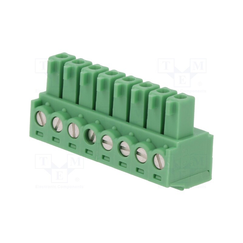 1 pcs x PHOENIX CONTACT - MC 1,5/ 8-ST-3,81 – 1803633 - Pluggable terminal block, 3.81mm, ways: 8, straight, plug, female