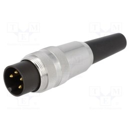 1 pcs x LUMBERG - SV 40 - Connector: M16, plug, male, soldering, for cable, PIN: 4, 5A, 250V