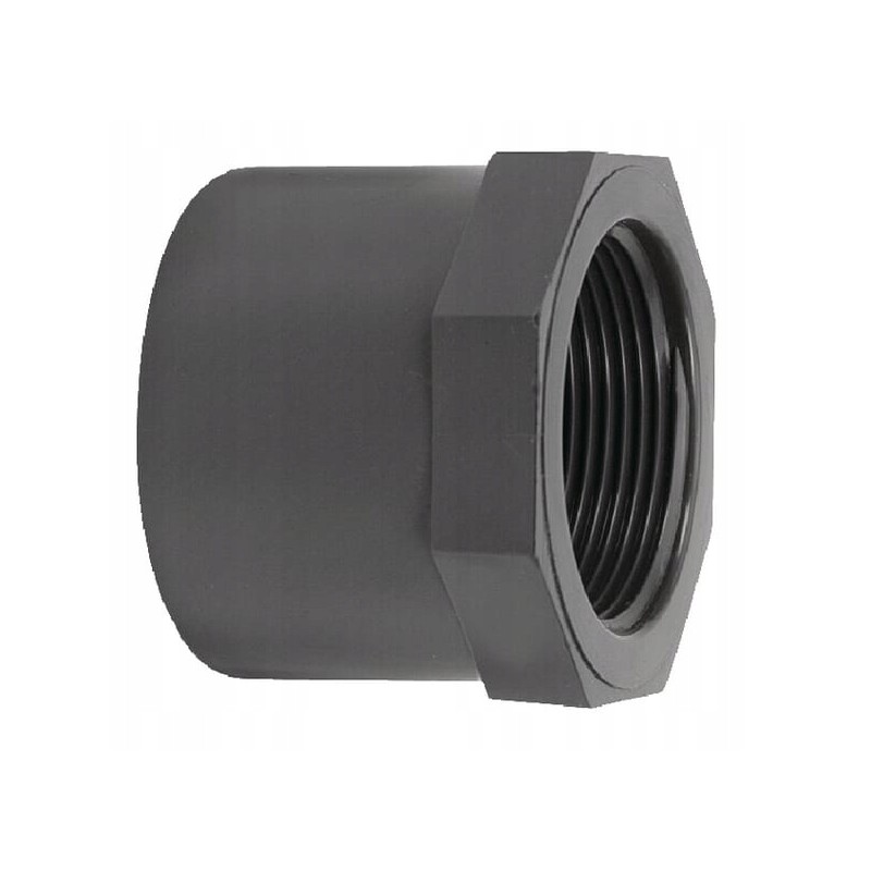 PVC reducing connector with female thread vdl 25 mm 1