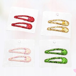 Hair clips, colorful sequins, barrette clips, 8 pcs