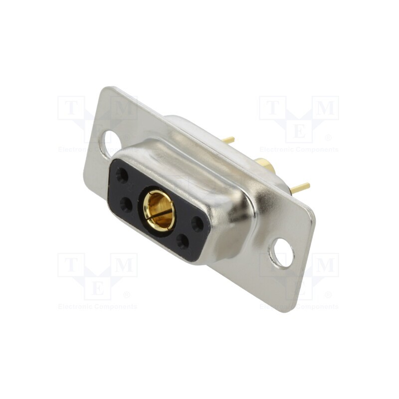 1 pcs x MH CONNECTORS - MHCDD5W1S4 - Special D-Sub, PIN: 5(1+4), plug, female, on PCBs, THT, MHCD, 240V