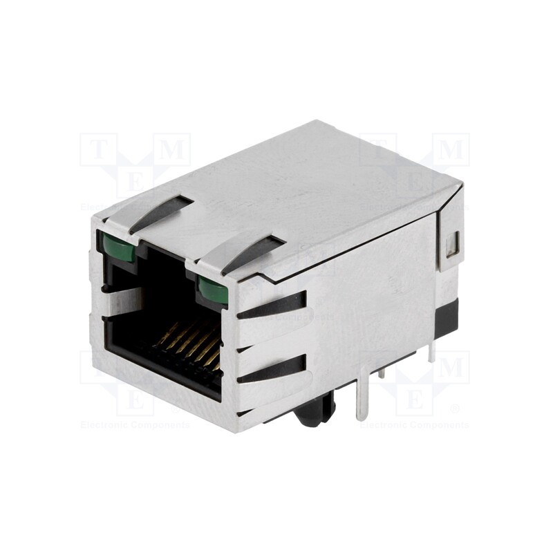 1 pcs x Amphenol Communications Solutions - LMJ2018811130DL3T1LFG - Socket, RJ45, PIN: 8, shielded,with LED, Layout: 8p8c, THT