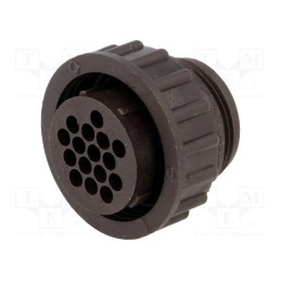 1 pcs x TE Connectivity - 182642-1 - Plug, female, PIN: 16, w/o contacts, CPC Series 1, for cable