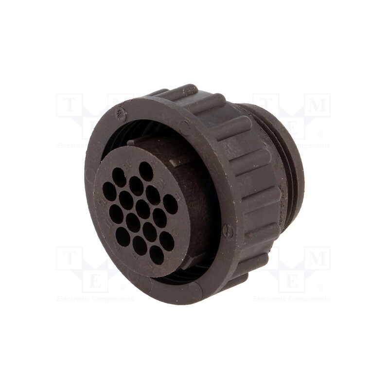 1 pcs x TE Connectivity - 182642-1 - Plug, female, PIN: 16, w/o contacts, CPC Series 1, for cable