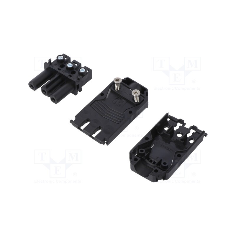 1 pcs x AAG STUCCHI - EPN1114 - Connector: AC supply, screw terminal, female, EPN3, 0.5÷2.5mm2