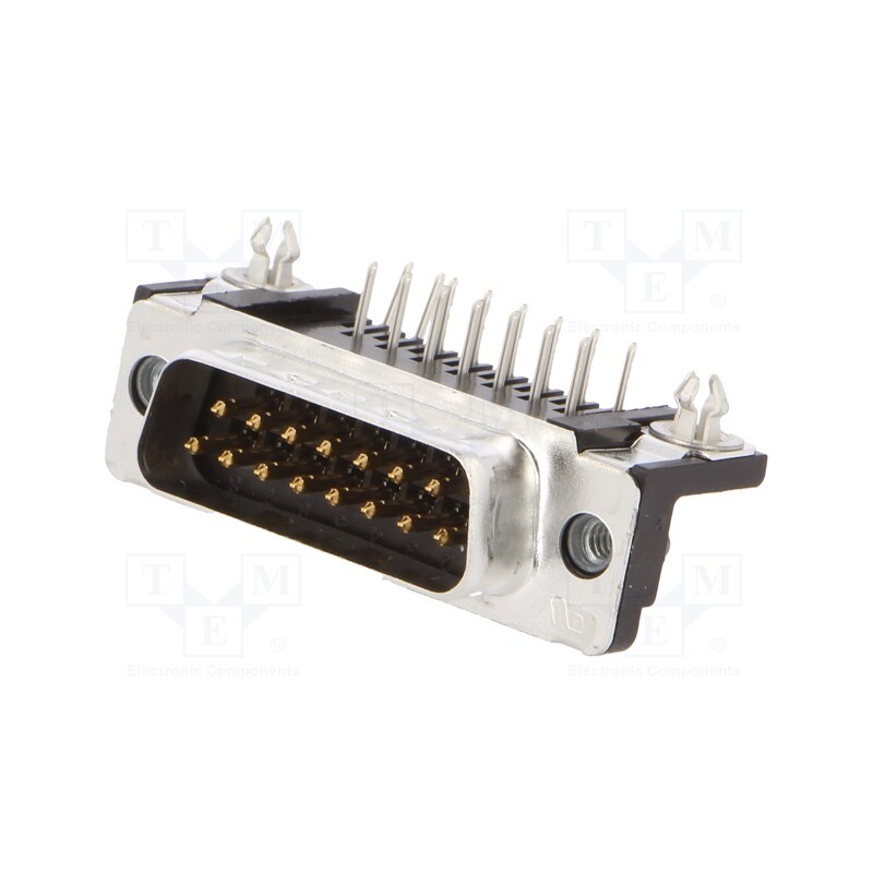 1 pcs x TE Connectivity - 5747841-4 - D-Sub, PIN: 15, socket, male, angled 90°, THT, UNC 4-40, AMPLIMITE