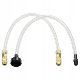 Bleed filler bridge pipe and hose