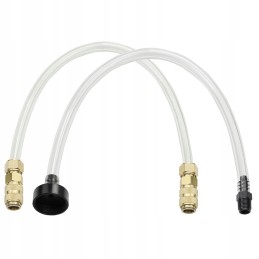 Bleed filler bridge pipe and hose