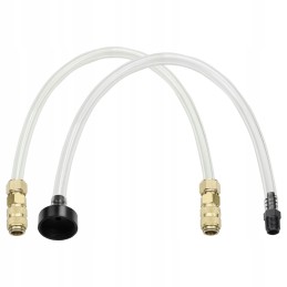 Bleed filler bridge pipe and hose