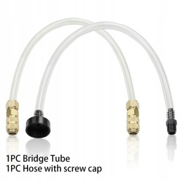 Bleed filler bridge pipe and hose