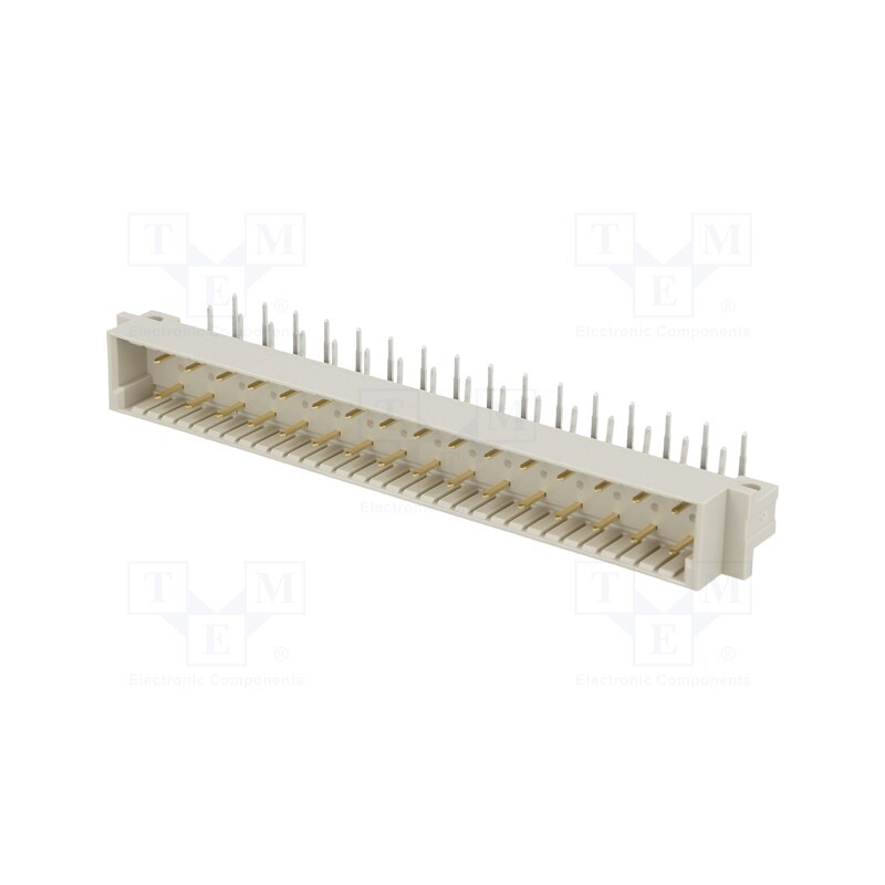1 pcs x PANCON - 100-032-033 - Socket, DIN 41612, type D, male, PIN: 32, THT, angled 90°, 6A, HI-CON