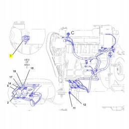Water temperature sensor cat 1591752