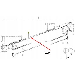 087296 0 discharge pipe cylinder piston rod