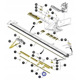 Screw m6x27 10 9 new holland case cnh 84429101