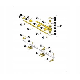 Screw m6x27 10 9 new holland case cnh 84429101