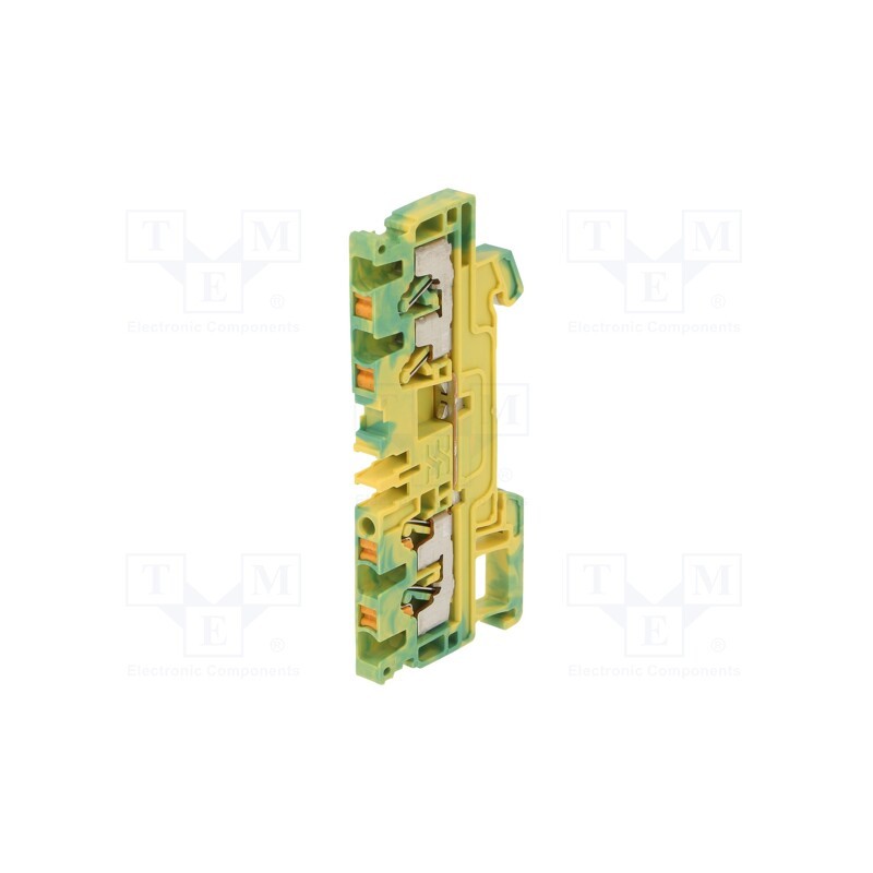 1 pcs x WEIDMu00dcLLER - 1521540000 A4C 2.5 PE - Splice terminal: rail, 2.5mm2, ways: 1, terminals: 4, yellow-green