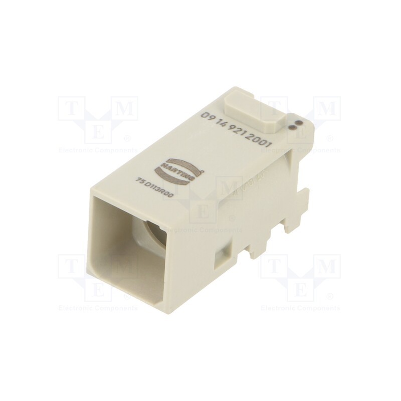 1 pcs x HARTING - 9149211002 - Connector: HDC, module, male, Han-Modular® Domino, PIN: 1