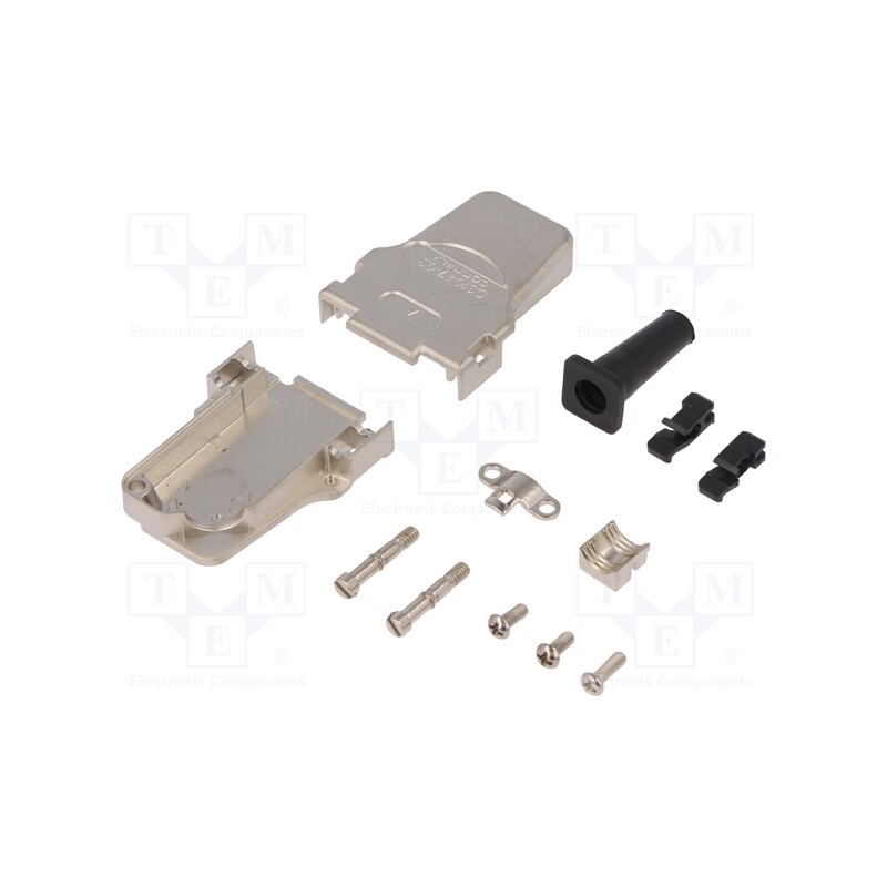 1 pcs x CONNFLY - DS1047-02-09M2S - Enclosure: for D-Sub connectors, D-Sub 9pin,D-Sub HD 15pin