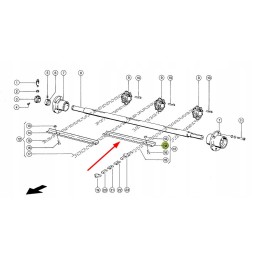 650864 00 inclined feeder strip