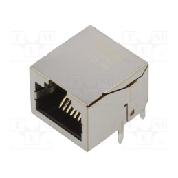 1 pcs x PHOENIX CONTACT - 1091946 - Socket, RJ45, PIN: 8, gold-plated, Layout: 8p8c, on PCBs, THT