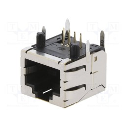 1 pcs x PHOENIX CONTACT - 1099280 - Socket, RJ45, PIN: 8, gold-plated, Layout: 8p8c, on PCBs, THT
