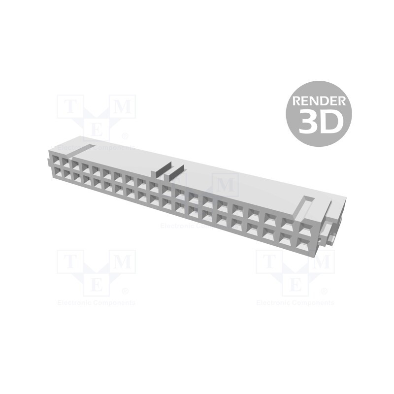 1 pcs x TE Connectivity - 4-215882-0 - Plug, IDC, female, PIN: 40, IDC, for ribbon cable, 1.27mm