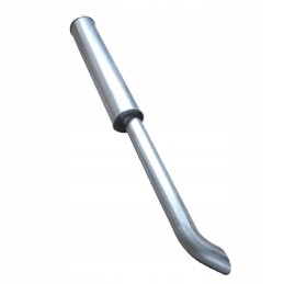 Vertical muffler exhaust pipe Renault Claas inox