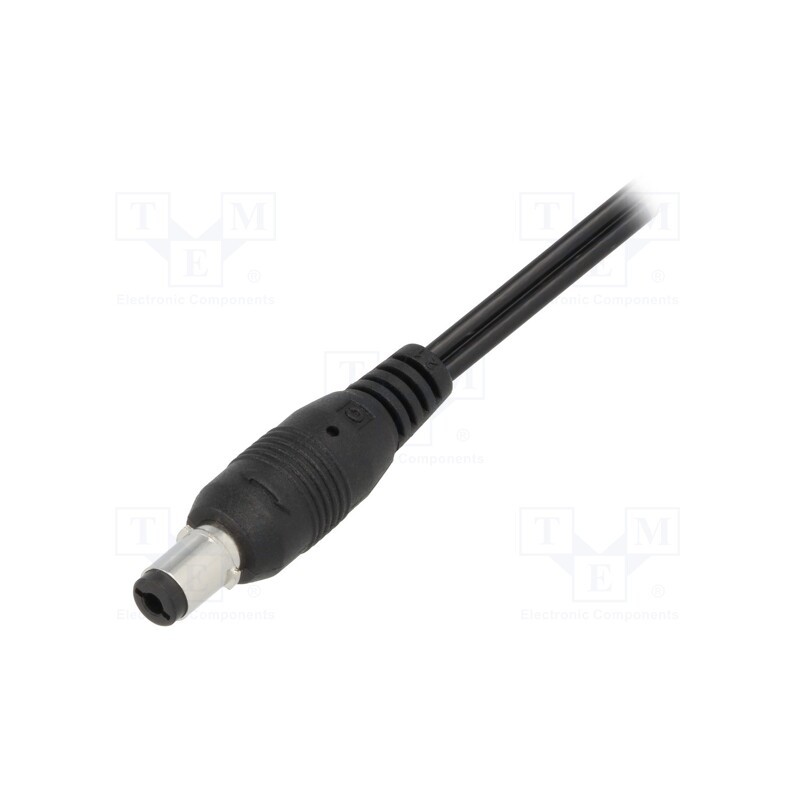 1 pcs x CLIFF - FC6814761 - Plug, DC supply, female, 5.5/2.1mm, with lock,with lead, black, 2A