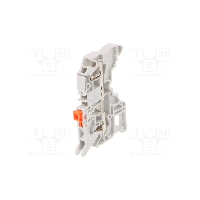 1 pcs x TE Connectivity - 1SNK706310R0000 (ZK2.5-S-R1) - Splice terminal: rail, 0.2÷2.5mm2, ways: 1, terminals: 2, grey, SNK