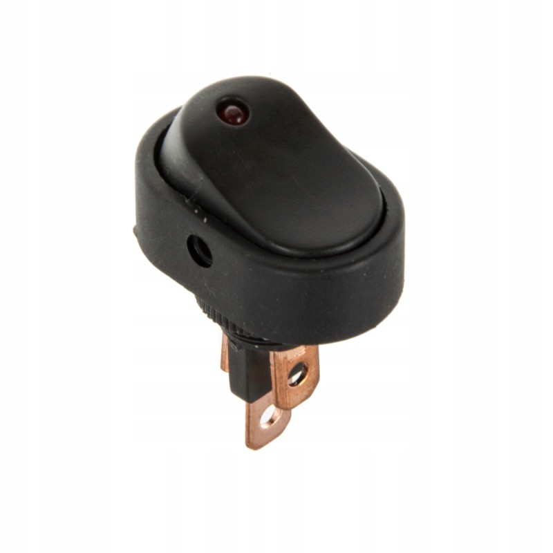 Switch, electric switch, 30A, red diode