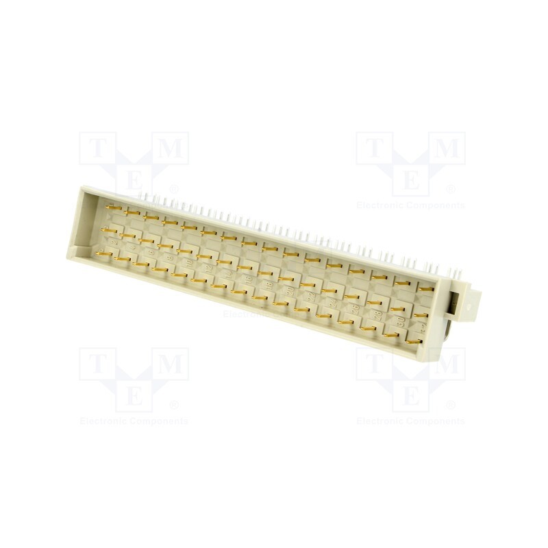 1 pcs x HARTING - 9051486931 - Socket, DIN 41612, type E, male, PIN: 48, a+c+e, THT, angled 90°